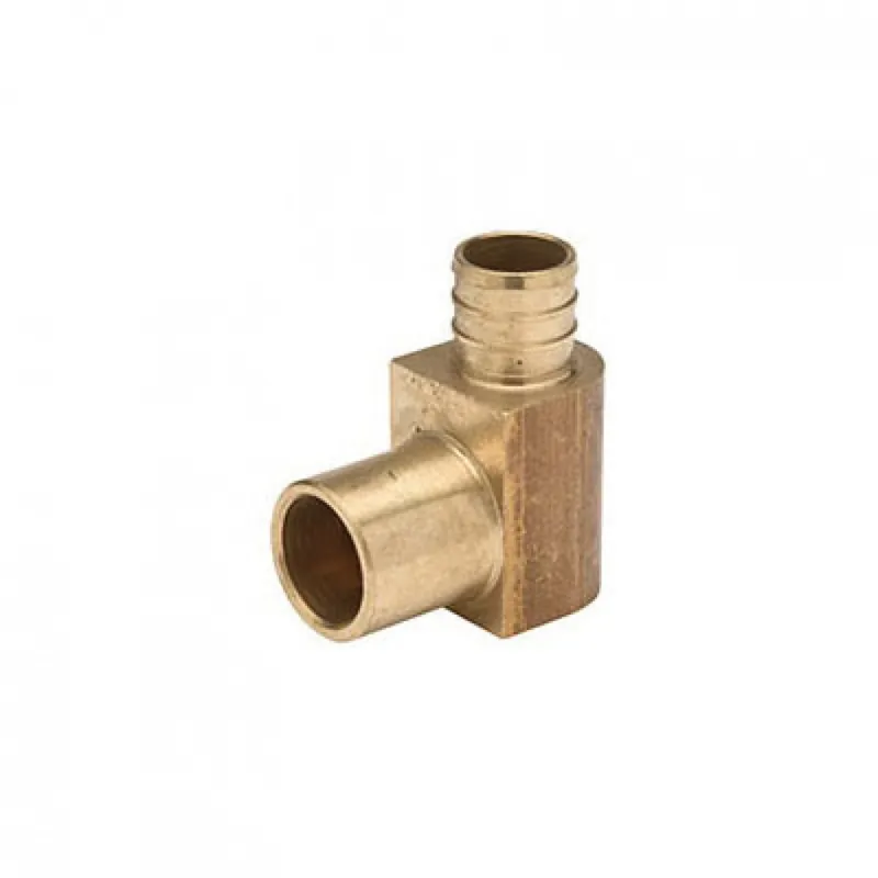 Zurn QQE675GX XL Brass Baseboard Elbow - 3/4 Male Sweat x 3/4 Barb