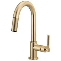 Brizo 63943LF-GL Litze 1.8 GPM Single Hole Pull Down Prep/Bar Faucet