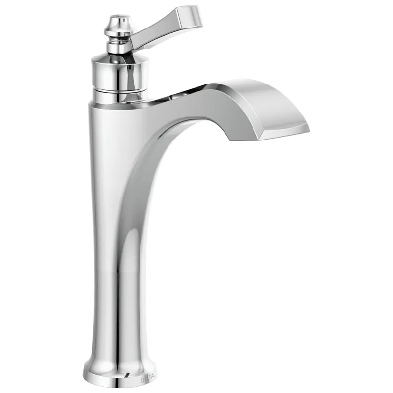 Delta 656-DST Dorval™: Single Handle Mid-Height Vessel Bathroom Faucet