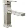 Delta 537-SSMPU-DST Velum Stainless 1.2 GPM 3 Hole 4 in Deck Mount Single Lever Handle Bathroom Faucet with Pop-Up Drain