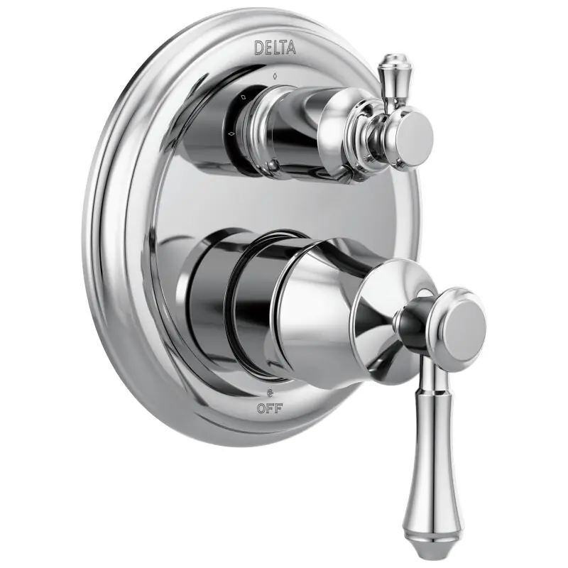 Delta T24897 Traditional 2-Handle Monitor 14 Series Valve Trim with 3-Setting Integrated Diverter