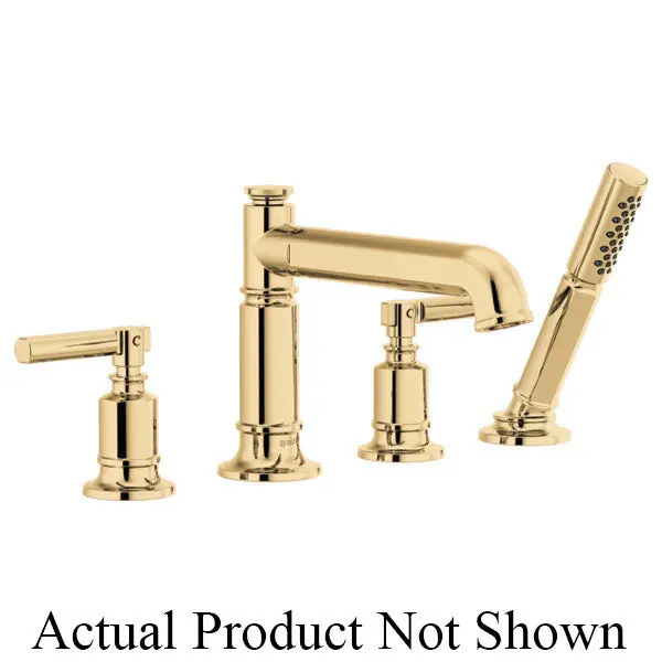Delta T67476-PGLHP Brizo Invari: Roman Tub Faucet With Handshower - Less Handles