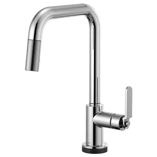 Delta 64054LF-PC Brizo Litze SmartTouch Pull-Down Kitchen Faucet with Square Spout and Industrial Handle