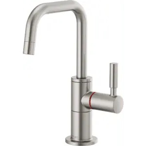Delta 61365LF-H-SS Brizo Solna Instant Hot Faucet with Square Spout