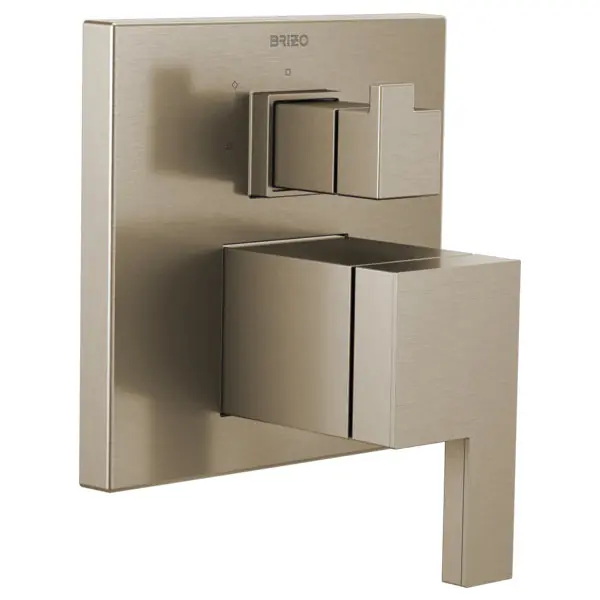 Delta T75P580-BN Brizo Siderna: Pressure Balance Valve with Integrated 3-Function Diverter Trim