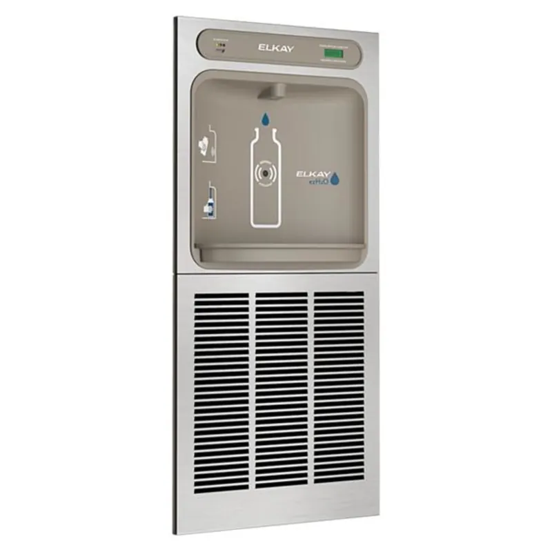 Elkay LZWSGRN8K ezH2O In-Wall Bottle Filling Station High Efficiency Filtered Refrigerated Stainless