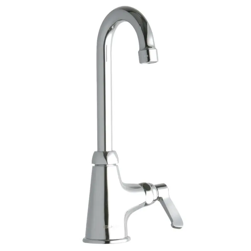 Elkay LK535GN04L2 Chrome 2.2 GPM 1 Hole Deck Mount Single Lever Handle Manual Faucet