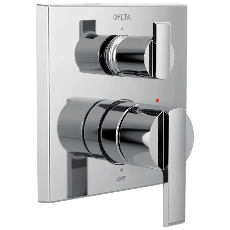 Delta T24867 Angular Modern Monitor 14 Series Valve Trim with 3-Setting Integrated Diverter