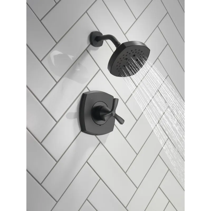 Delta T142766-BL Shower Only 1.75 gpm Trim Kit Matte Black