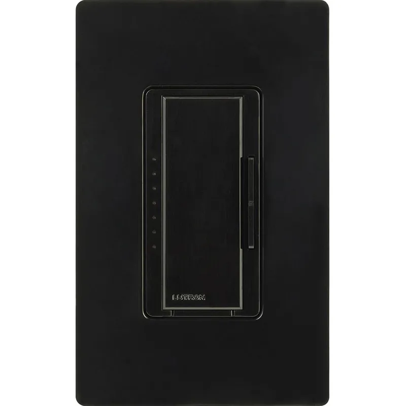 Lutron MALV-600-BL Maestro Dimmer - Gloss Finish - Magnetic Low-Voltage - 1 Gang - N/A