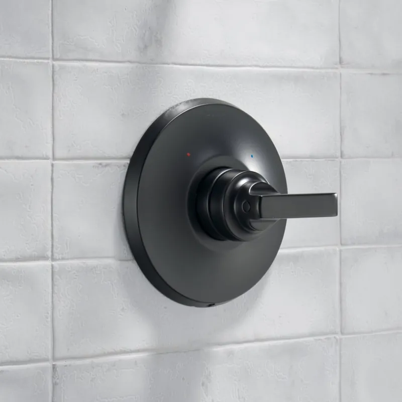 Delta T14089-BL Tetra: 14 Series Valve Only Trim in Matte Black