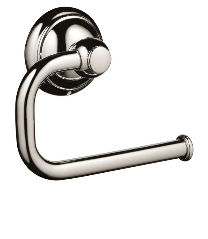 Hansgrohe 06093830 C Wall Mount Toilet Tissue Holder in Polished Nickel