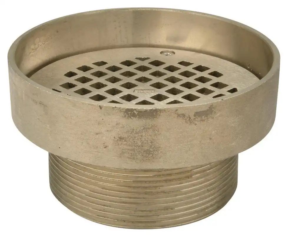 Zurn ZN400-5I 5 in. Round Strainer with Raised Lip Nickel Bronze