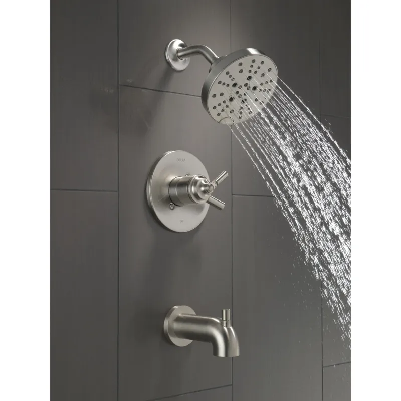Delta T17435-SS Saylor: Monitor 17 Series Tub & Shower Trim in Stainless