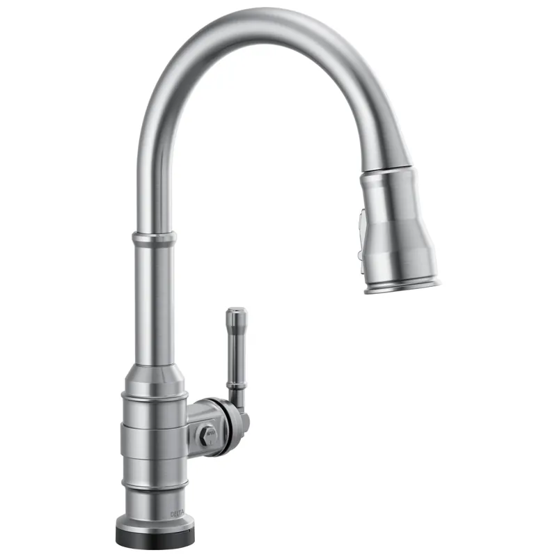 Delta 9190T-AR-DST Broderick: Single Handle Pull-Down Kitchen Faucet With Touch2O Technology