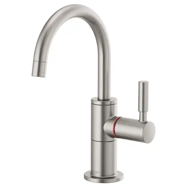 Delta Faucet 61320LF-H-SS Brizo Solna Instant Hot Faucet with Arc Spout