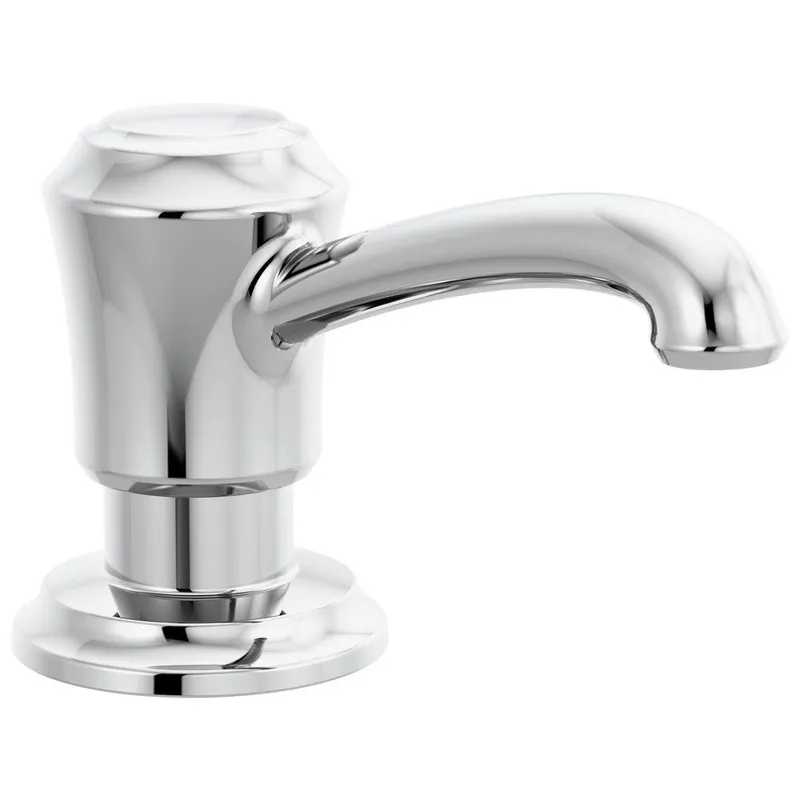 Delta Faucet RP100735 Cassidy 13 oz. Deck Mount Metal Soap & Lotion Dispenser in Chrome