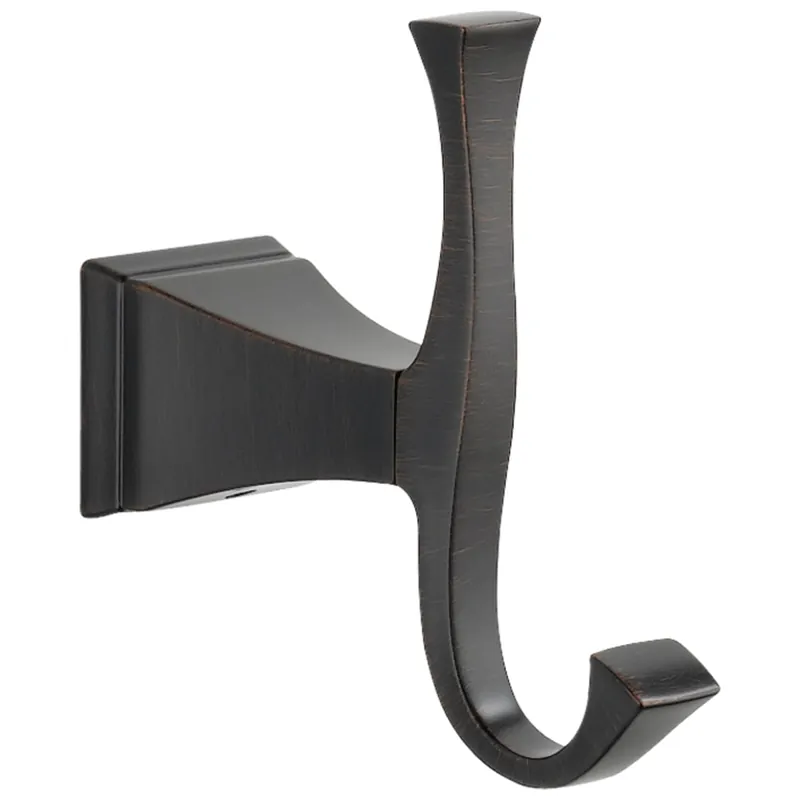 Delta 75135-RB Dryden Double Robe Hook in Venetian Bronze