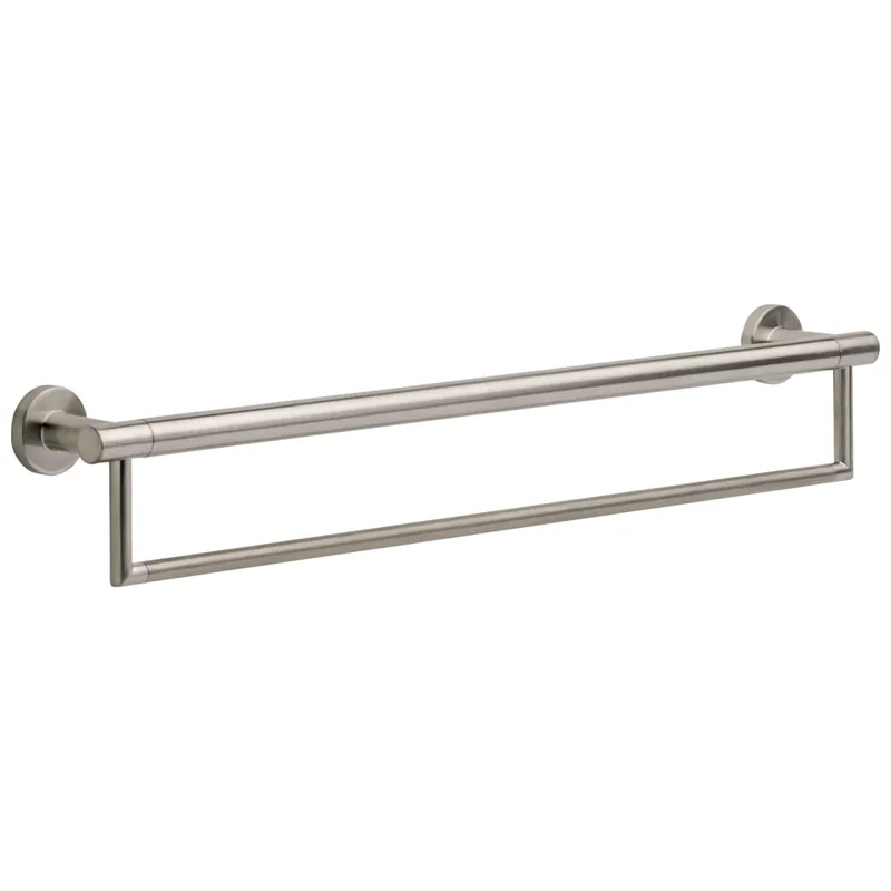 Delta 41519-SS BathSafety: 24 Contemporary Towel Bar with Assist Bar