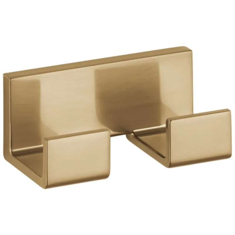 Delta 77736-CZ Double Robe Hook in Champagne Bronze
