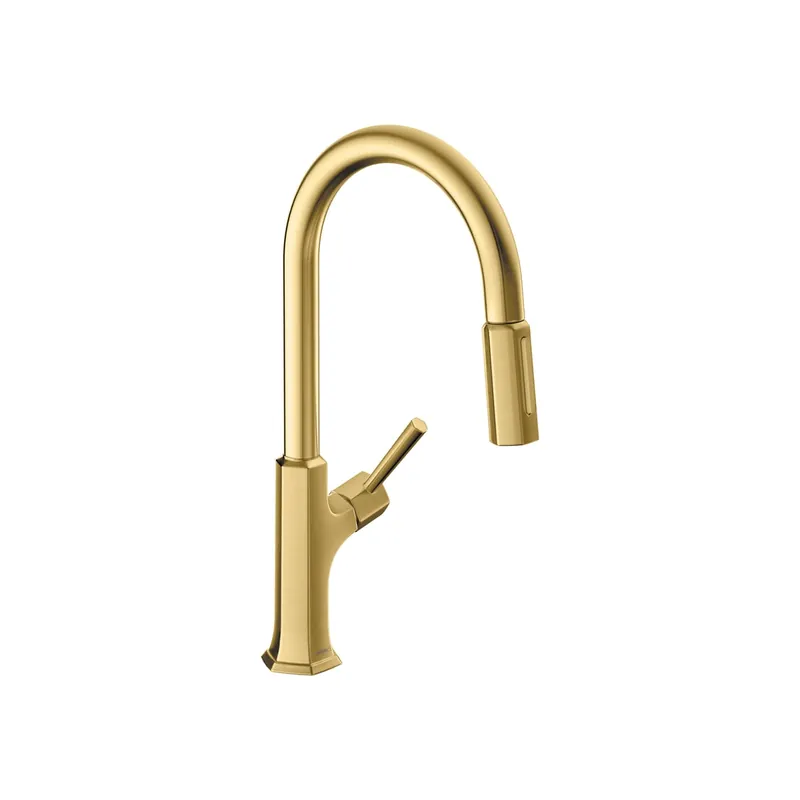 Hansgrohe 04827250 Locarno HighArc Kitchen Faucet, 1.75 GPM in Brushed Gold Optic