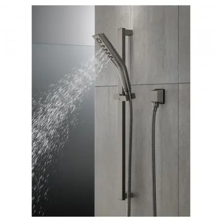 Delta 51799-KS-PR H2Okinetic 3-Setting Slide Bar Handshower