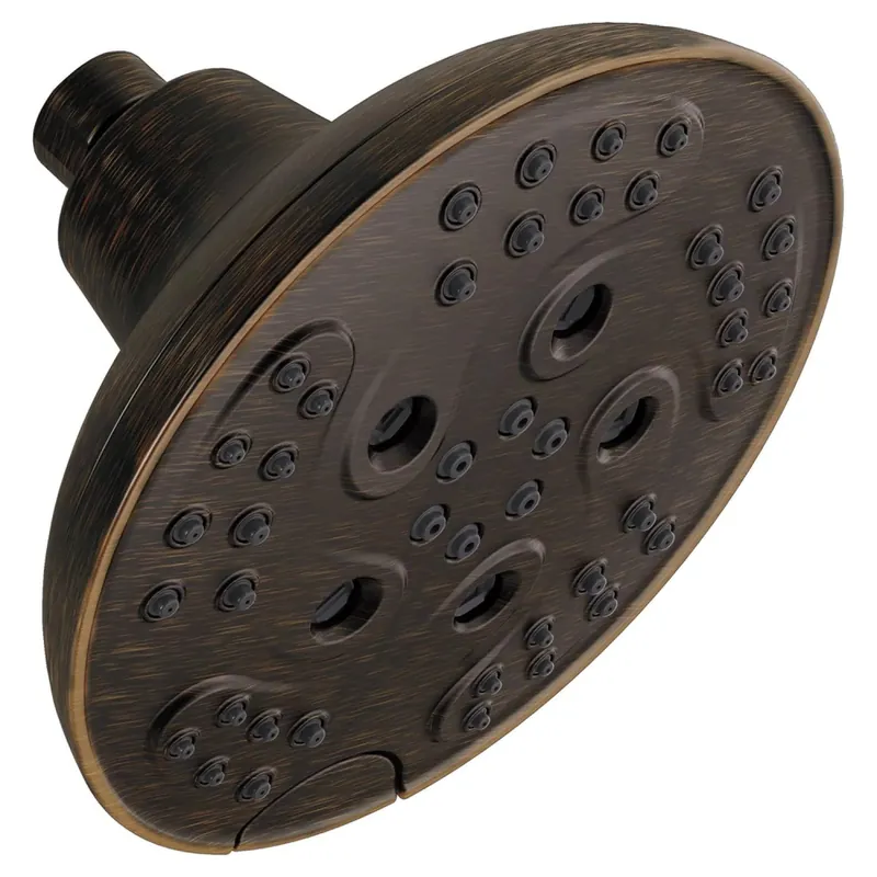 Delta Faucet 52666-RB H2Okinetic 5-Setting Round Shower Head