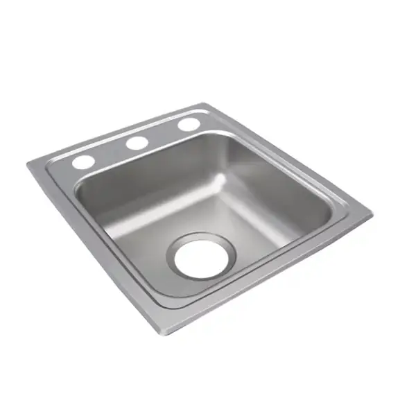 Elkay SLADA1815A553-J Stainless Steel Single Bowl Drop-in ADA Sink