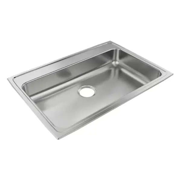 Elkay SL-ADA-2131-A-GR Stainless Steel Single Bowl Drop-in ADA Sink