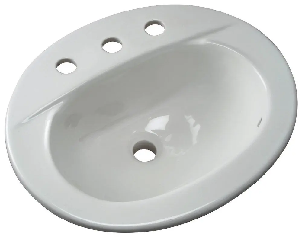Zurn Z5118 Z5110 Series 23 x 19 in. Oval Drop-in Bathroom Sink