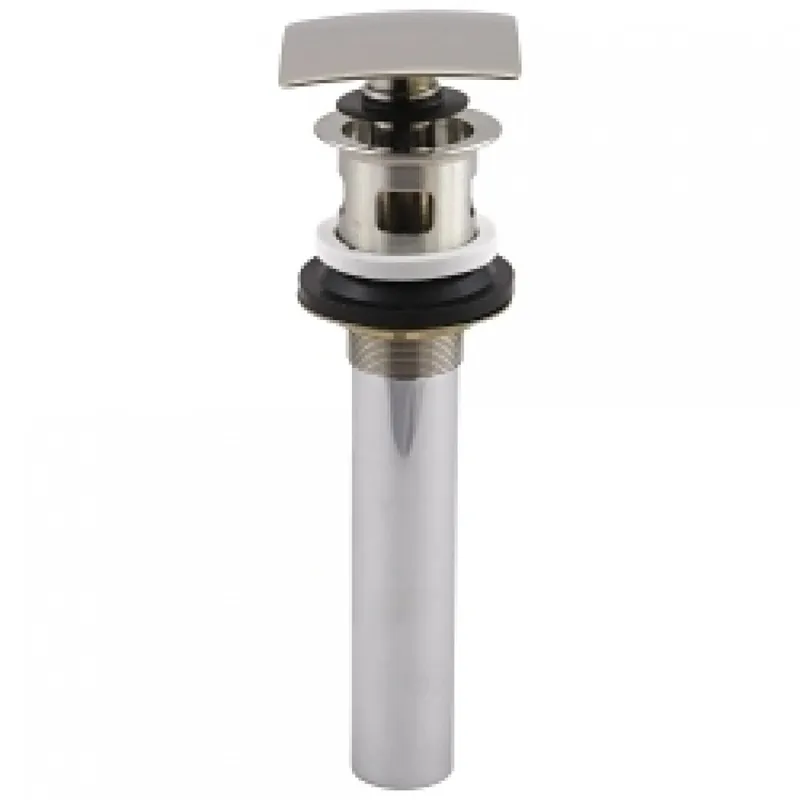 Delta 72175-PN Square Push Pop-Up with Overflow