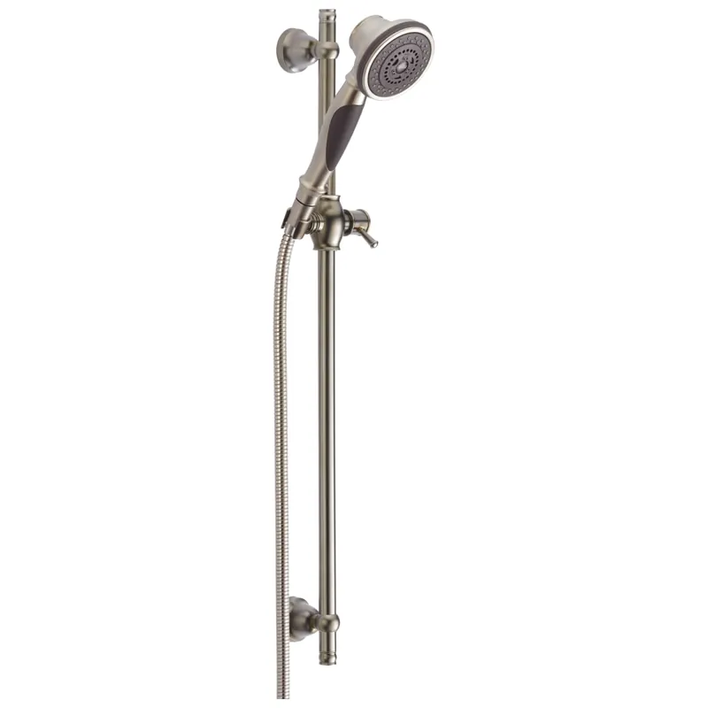 Delta 57021-SS Premium 3-Setting Slide Bar Hand Shower