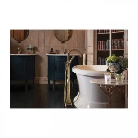 Delta T70130-GL Brizo Virage: Single-Handle Freestanding Tub Filler