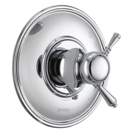 DELTA T60010-PC Brizo Traditional: Tempassure Thermostatic Valve Only Trim