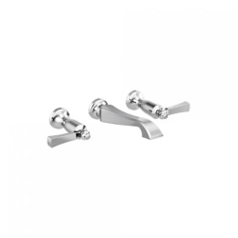 Delta T3556LF-WL Dorval Two Handle Wall Mount Bathroom Faucet Trim Only