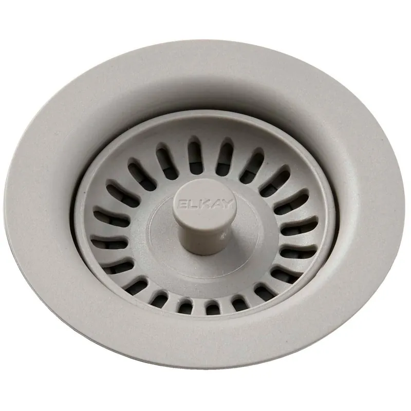 Elkay LKQS35GR Polymer Drain Fitting with Removable Basket Strainer and Stopper