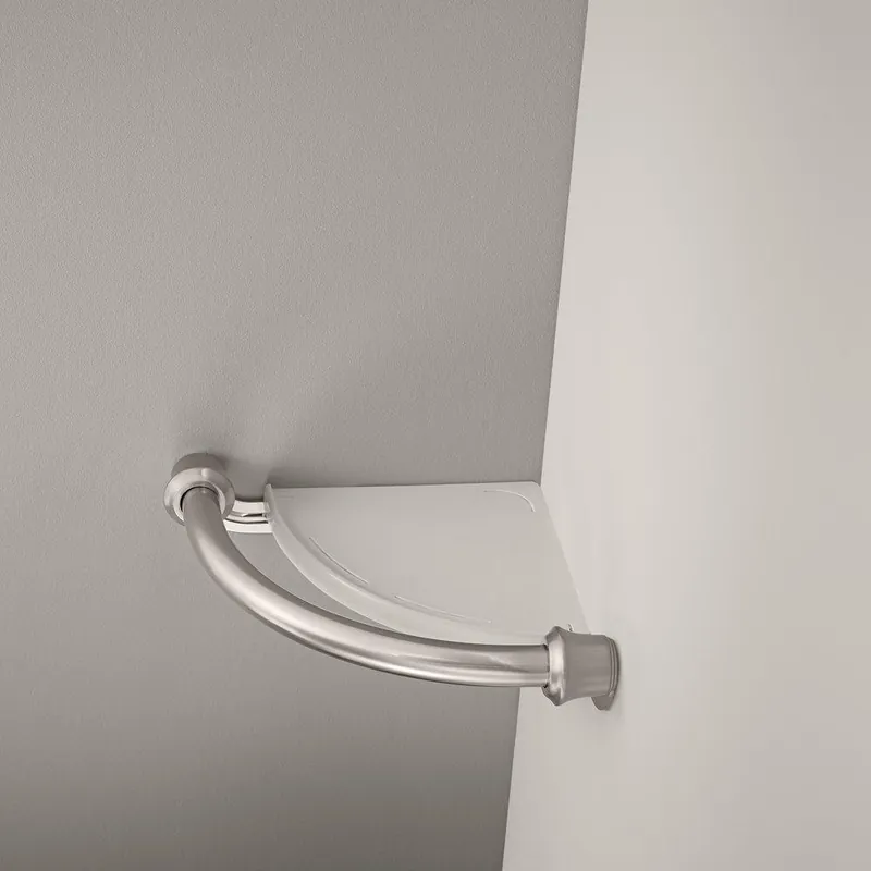 Delta Faucet 41516-SS Contemporary Corner Shelf with Assist Bar