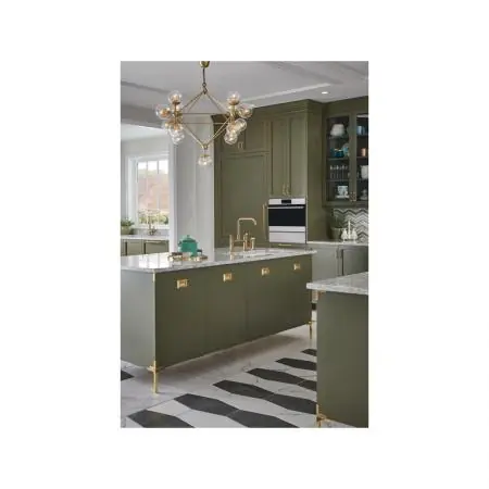 Delta Faucet Company 62554LF-GL Brizo Litze: Bridge Faucet with Square Spout and Industrial Handle