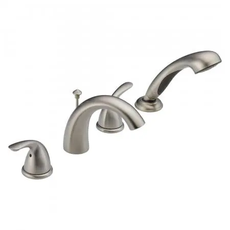 Delta T4705-SS Classic Roman Tub with Hand Shower Trim