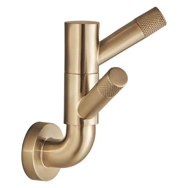 DELTA FAUCET COMPANY 693537-GL Brizo Litze®: Rotating Double Robe Hook With Knurling