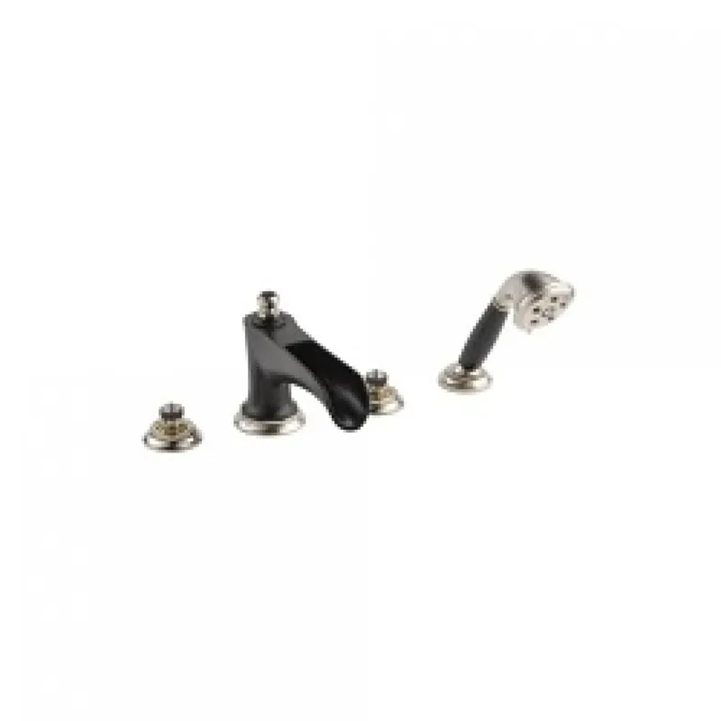 Delta T67461-GLLHP Rook Roman Tub with Handshower