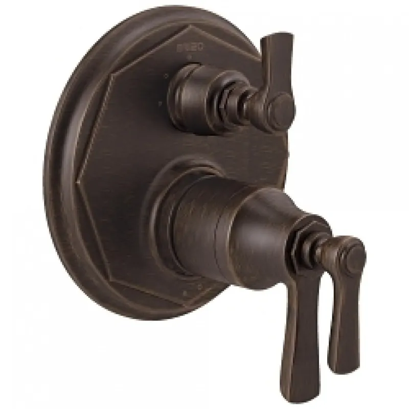 Delta T75535-GLLHP Brizo Litze: TempAssure Thermostatic Valve with 3-Function Diverter Tr