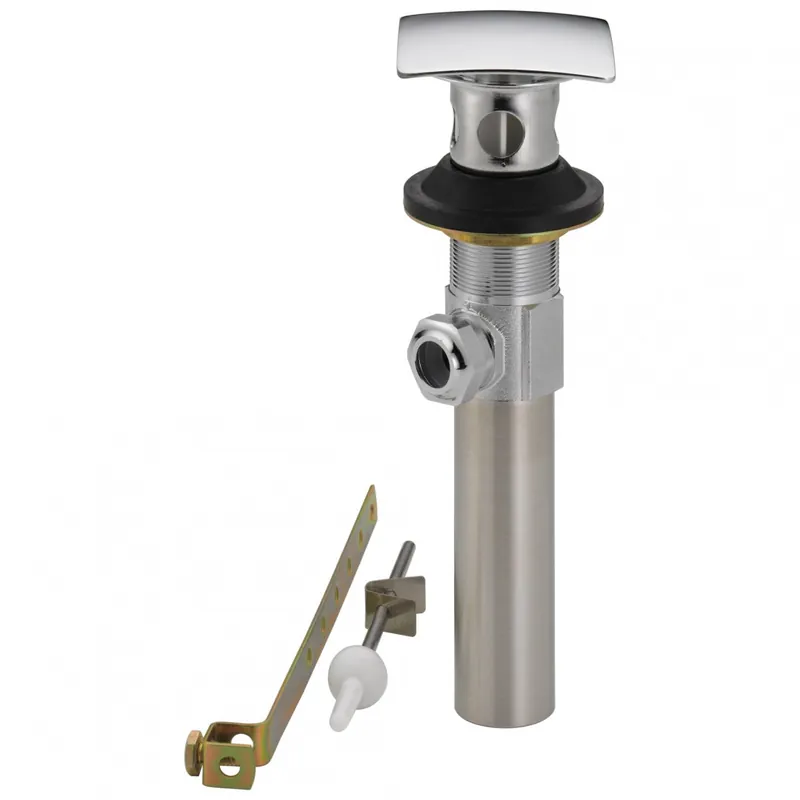 Delta 72177-PN Square Metal Pop-Up with Overflow