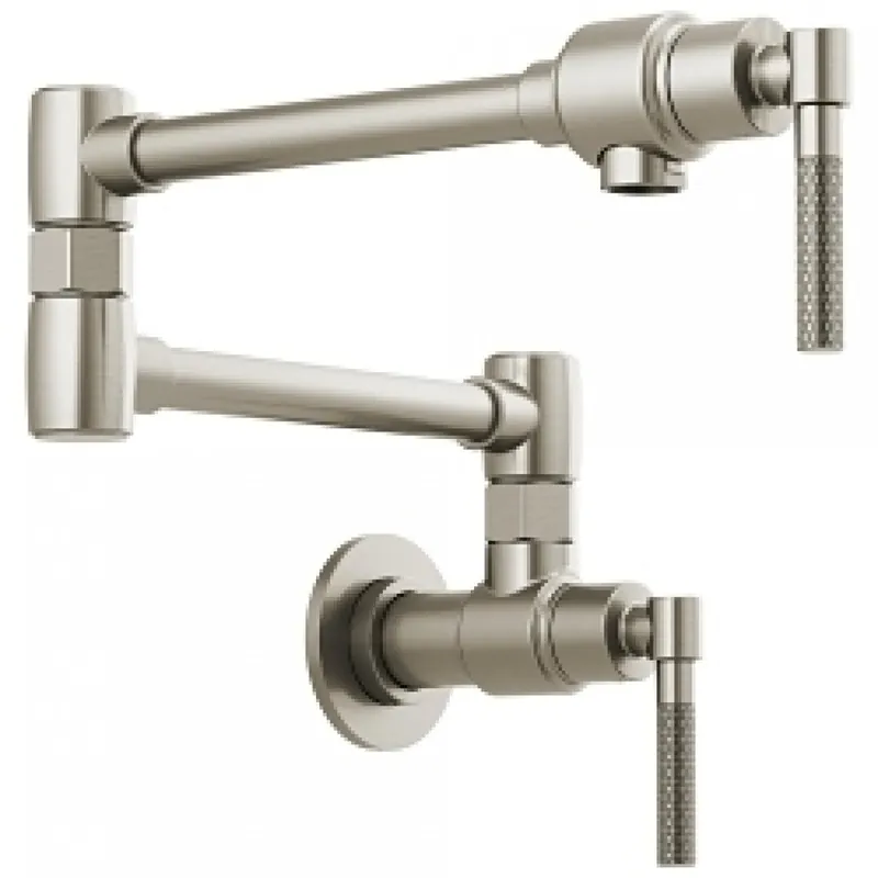 Brizo 62843LF-SS Wall Mount Pot Filler with Knurled Handle Kit