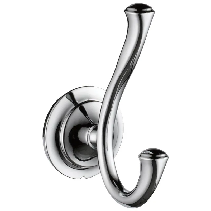 Delta Faucet 79435 Linden 2-Hook Robe Hook in Chrome