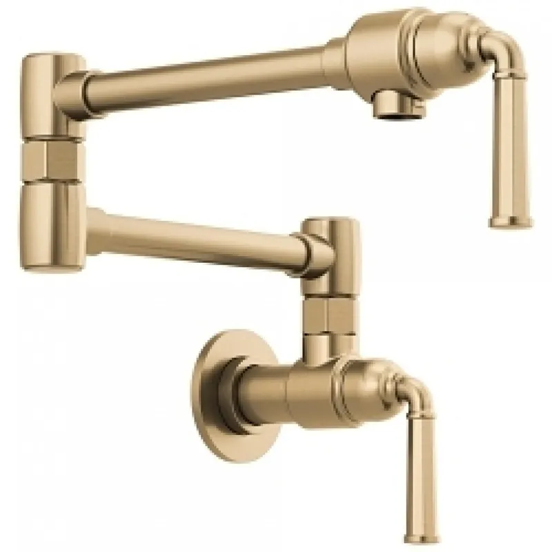 Delta Faucet 62874LF-GL Brizo Rook®: Wall Mount Pot Filler
