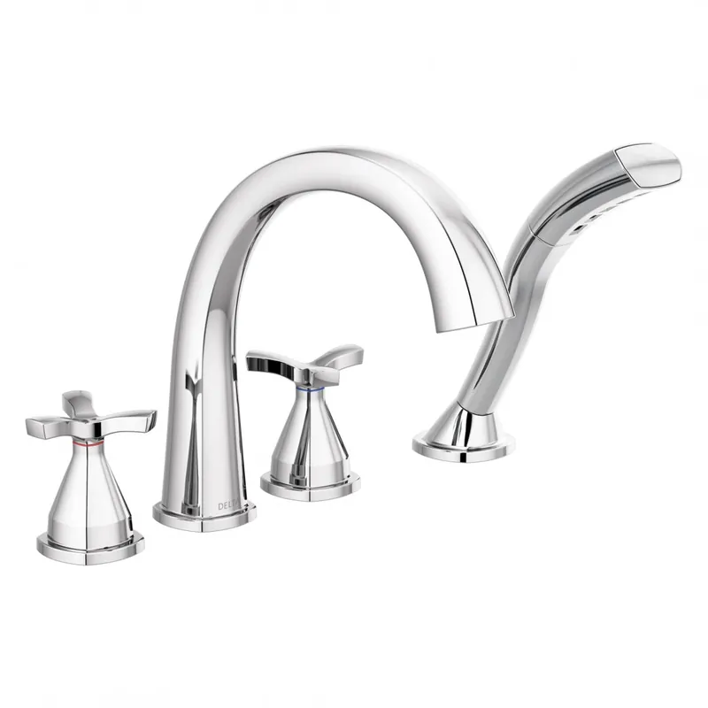 DELTA T47776 Delta Stryke Four Hole Roman Tub Trim