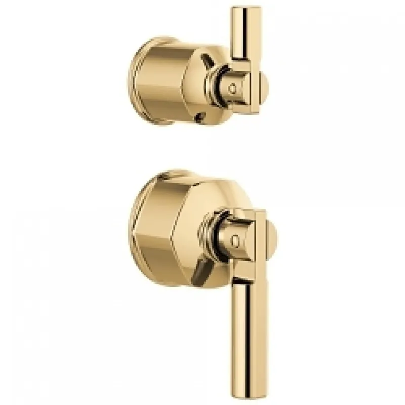Delta HL75P76-PG Brizo Invari: Pressure Balance Valve with Integrated Diverter Trim Lever