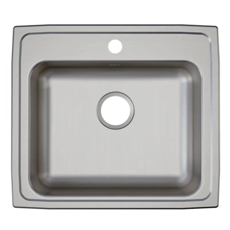 Elkay LRAD2219502 Lustertone 22 x 19-1/2 in. Single Bowl Drop-In Sink