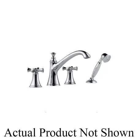 Delta T67405-PCLHP Brizo Baliza: Roman Tub Trim with Hand Shower - Less Handles